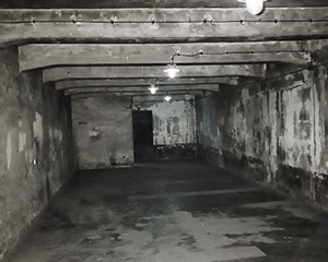 A gas chamber at Majdanek concentration camp. It is estimated that 500,000 people, most of whom were Jews, were gassed at the Crematorium 2 gas chamber at the Auschwitz death camp, while the Nazis murdered more than six million Jewish people during the six horrendous years that the Second World War raged across the earth.