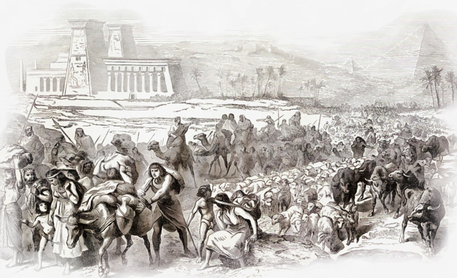 God delivered Israel from slavery in Egypt with many terrible signs and wonders.