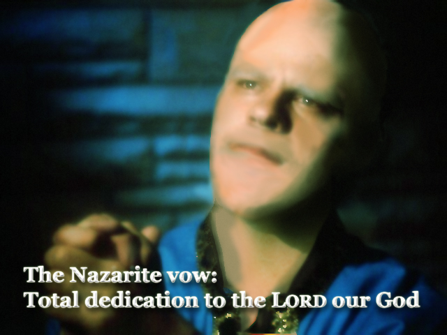 The vow of the Nazarite.