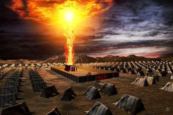 The Lord was in the pillar of fire.