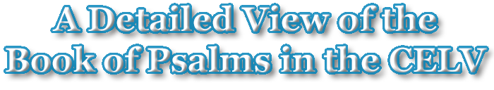 A Detailed View of the Book of Psalms